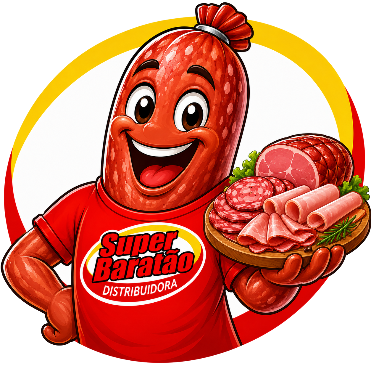 Mascote linguiça — Embutidos
